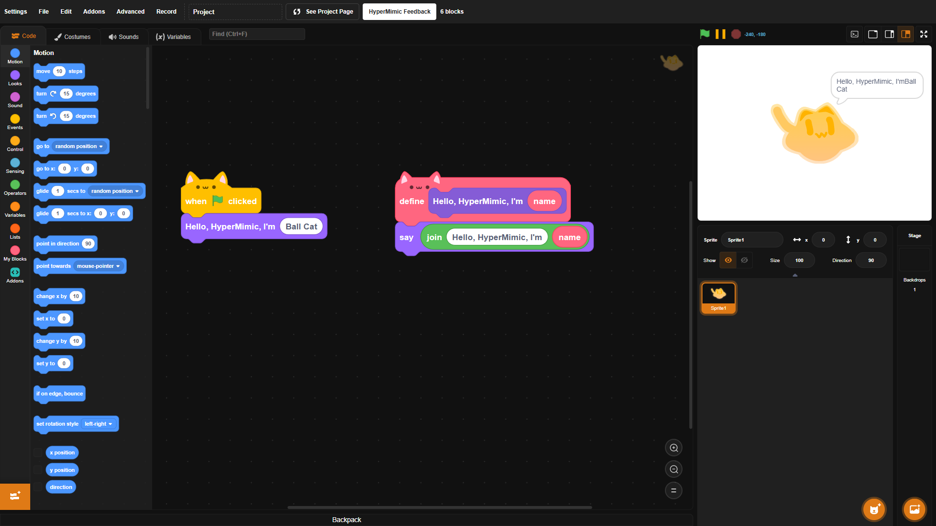 HyperMimic English UI